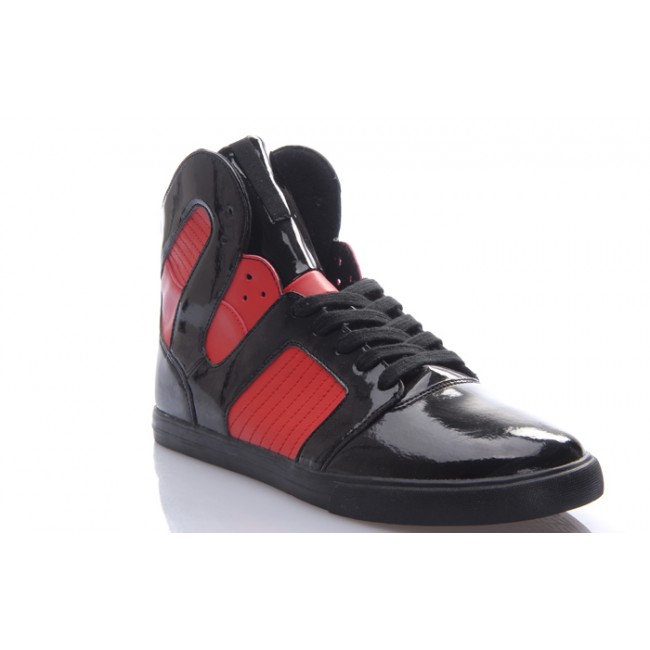 New Supra Shoes II Black Red