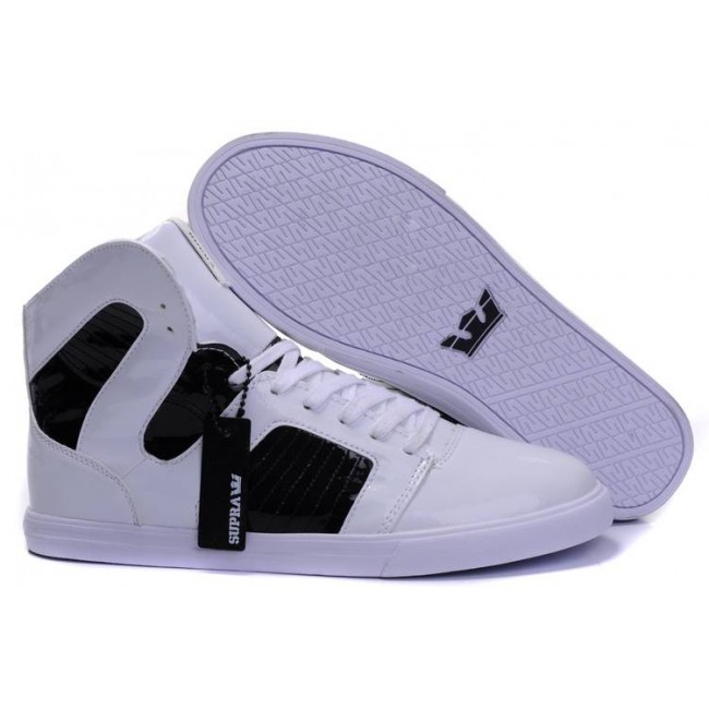 New Supra Shoes II White Black