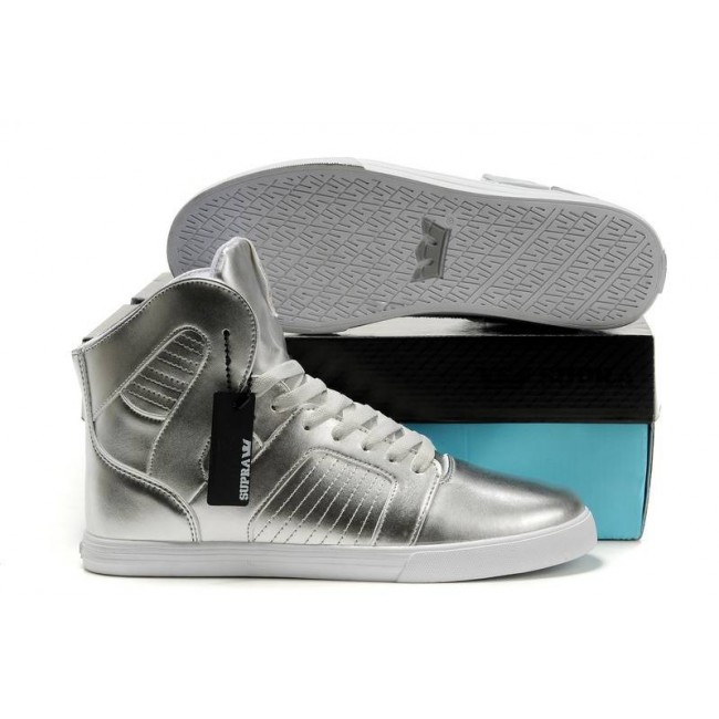 New Supra Shoes II Silver 2