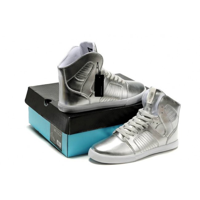 New Supra Shoes II Silver 2