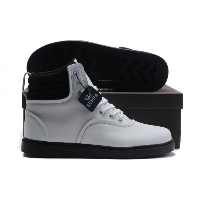 New Supra Shoes II White Black Sale