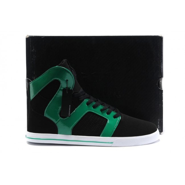 New Supra Shoes II Black Green