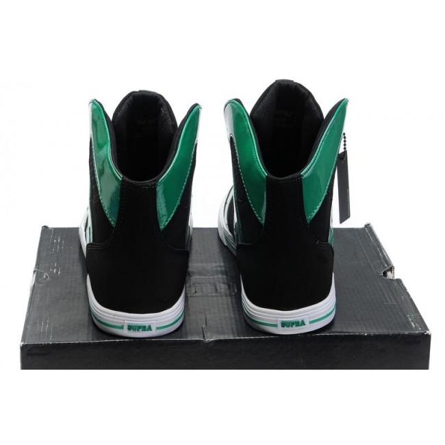New Supra Shoes II Black Green