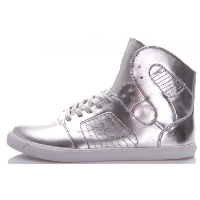 New Supra Shoes II Silver
