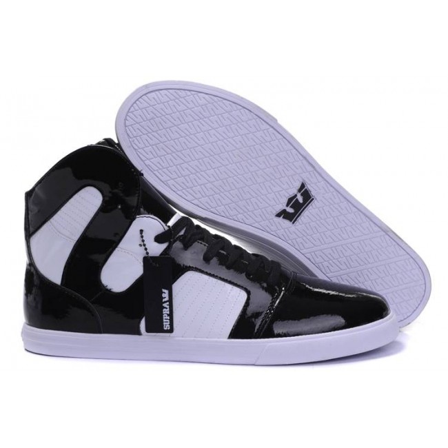 New Supra Shoes II Black White 2