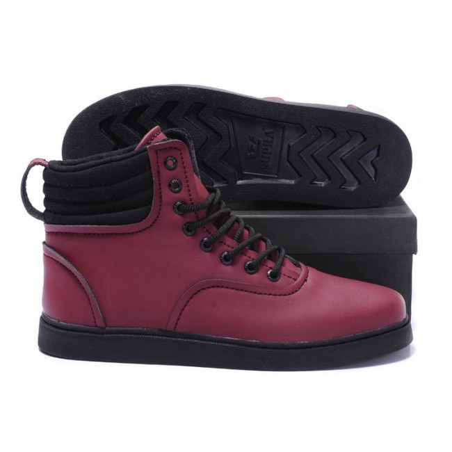 New Supra Shoes II Red Black Sale