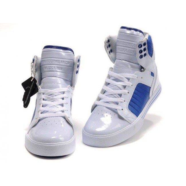 Supra Skytop White/Blue-White Shoes