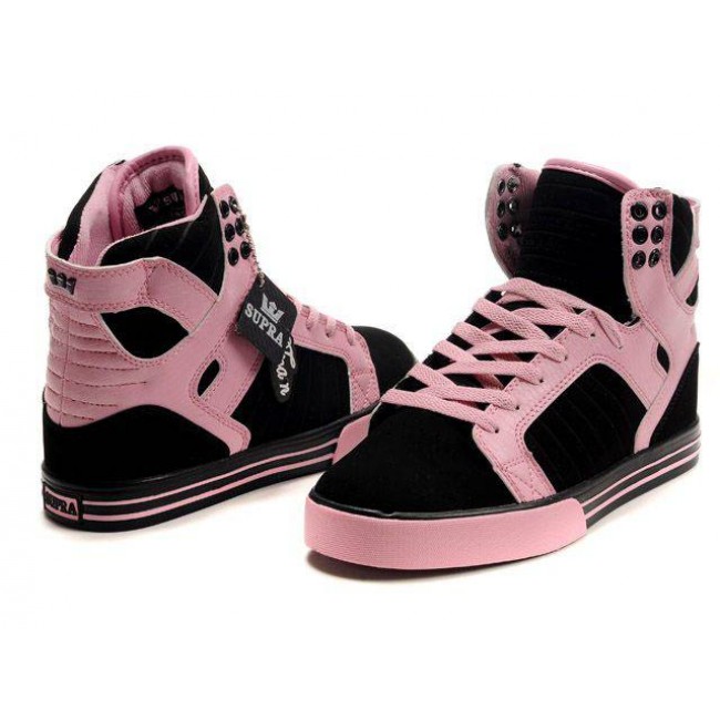 Supra Skytop Black/Pink-Black/Pink Shoes