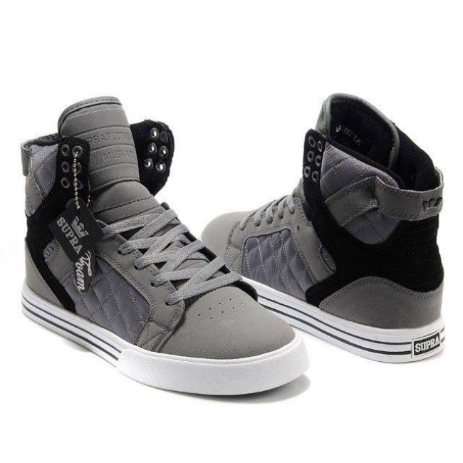Supra Skytop Grey/Black-White Shoes
