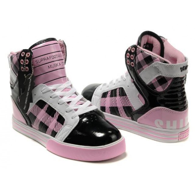 Supra Skytop Pink/Black-Pink/White Girls