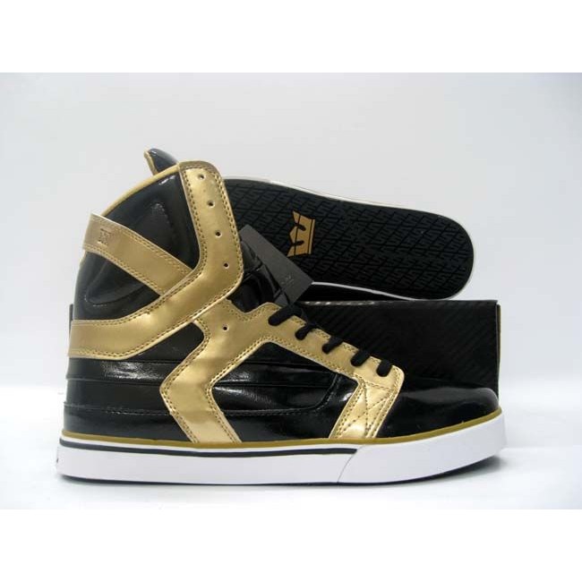 Supra Skytop II Shoes Black Golden