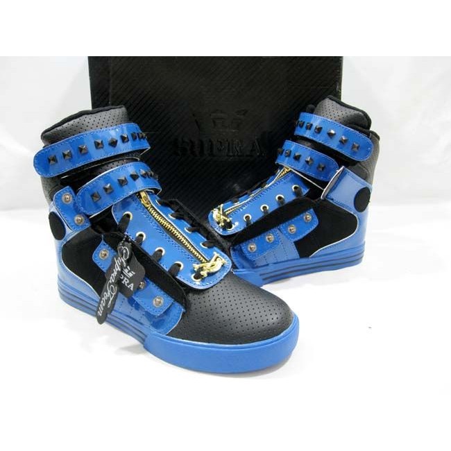 New Supra Tk Society Shoes Hasp Blue Black