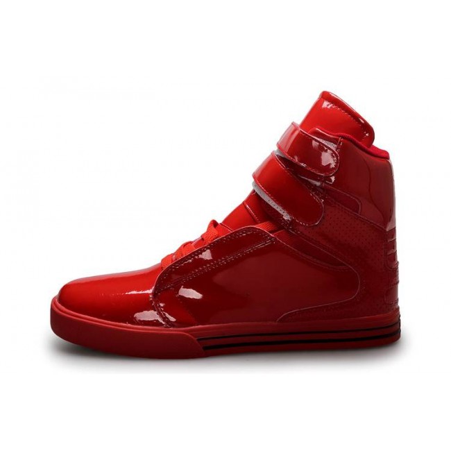 Supra Tk Society For Girls Leather Red-Red Shoes