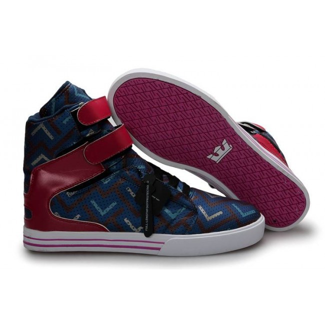 Supra Tk Society For Girls Blue/Red-White Shoes