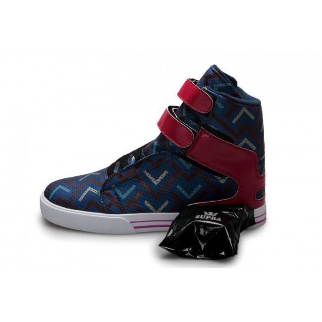 Supra Tk Society For Girls Blue/Red-White Shoes