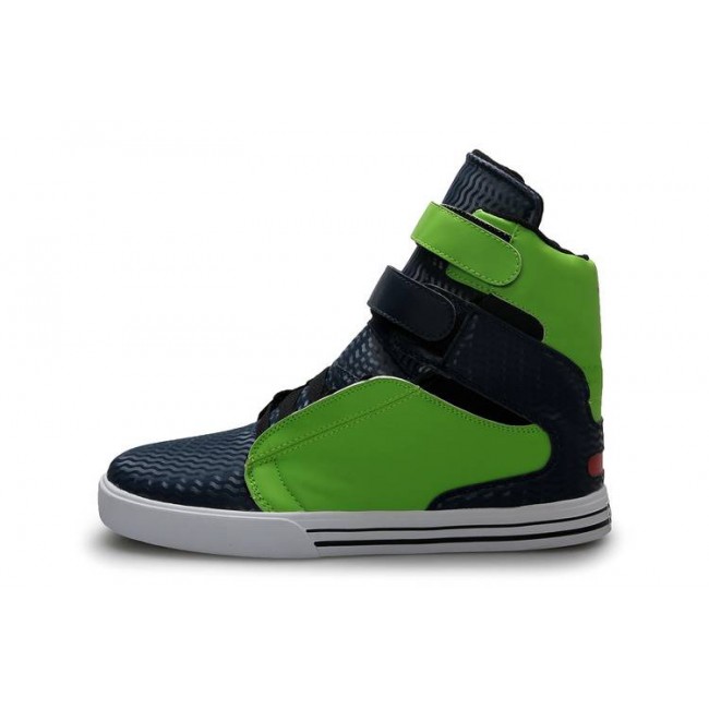 Supra Tk Society For Girls Dark Blue/Green-White Shoes