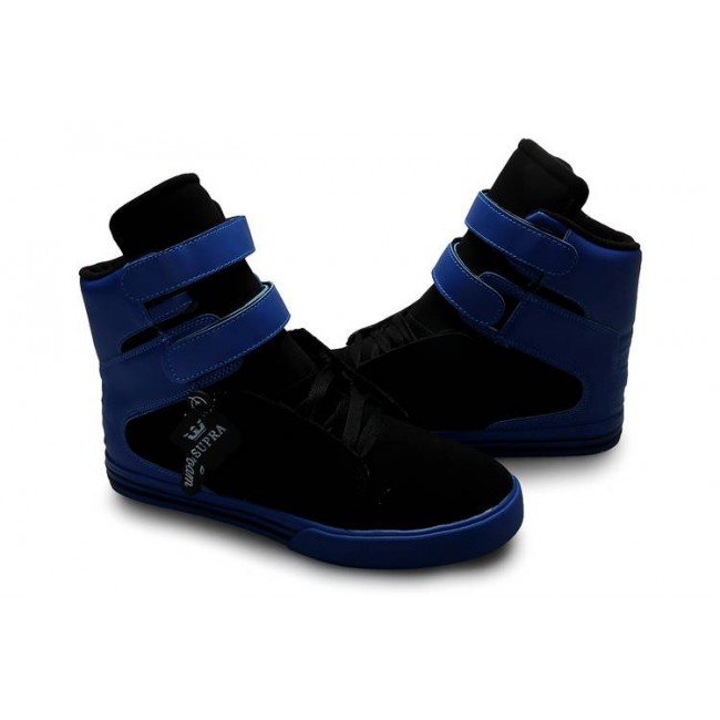 Supra Tk Society For Girls Blue Black Suede-Royal Blue Shoes