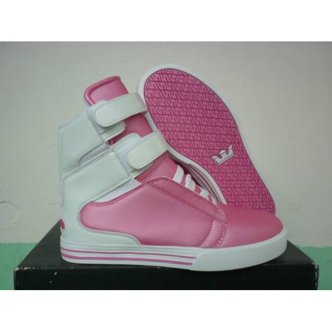 Supra Tk Society For Girls Pink/White-White Shoes